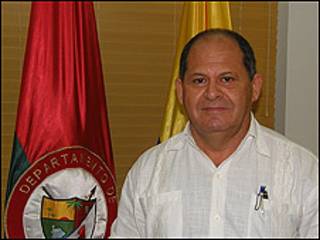 El gobernador del departamento fronterizo de Arauca, Luis Eduardo Ataya. Foto: Gobernación de Arauca