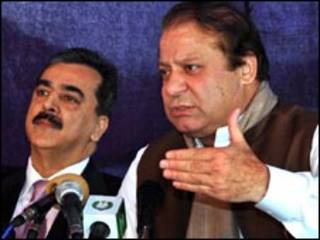 نواز شریف، یوسف گیلانی فائل فوٹو