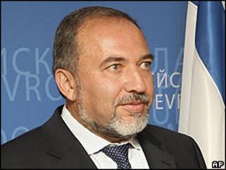 O chanceler israelense, Avigdor Lieberman