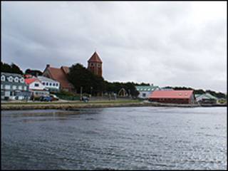 Panorámica de Puerto Stanley o Puerto Argentino.