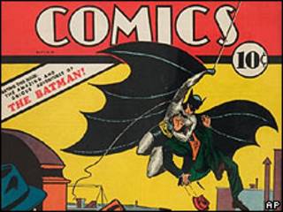 Cubierta del cómic de Batman vendido en la subasta en Dallas