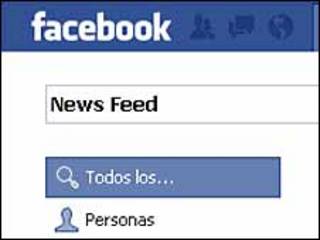 Detalle de la página de Facebook