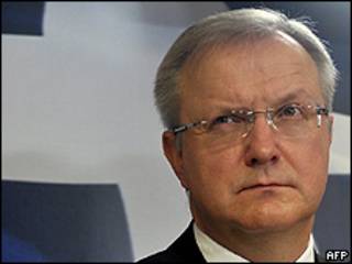Olli Rehn, comisario de Asuntos Económicos de la Unión Europea.