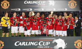 Man United win Carling Cup
