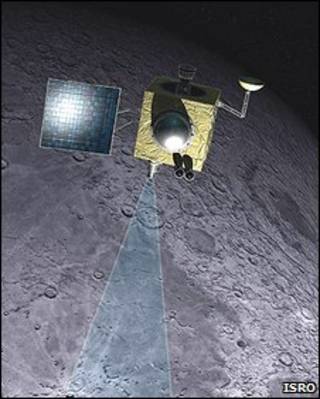 La sonda india Chandrayaan-1