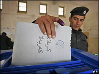 votaciones en Irak