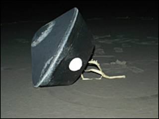 Cápsula Stardust (foto de la NASA)