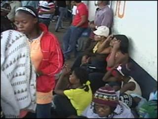 Niños haitianos en Bolivia.