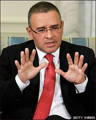funes honduras regreso pide oea reconocimiento lobo porfirio pidi gobierno