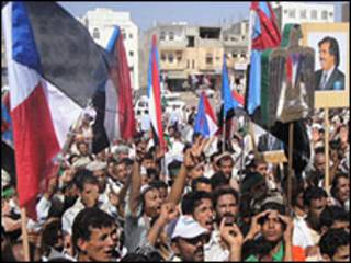 احتجاجات في جنوب اليمن