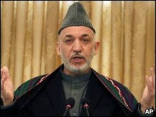 حامد کرزی، رئیس جمهوری افغانستان