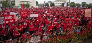 Protestas opositoras en Tailandia