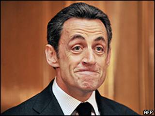 Nicolas Sarkozy, presidente de Francia