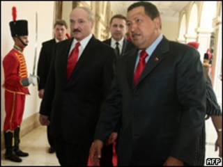 Chávez fez a declaração durante visita do presidente de Belarus, Alexander Lukashenko