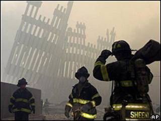 Bombero en la Zona Cero