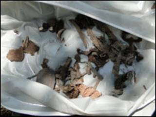 Restos mortais encontrados no Pará. Foto: Procuradoria da República no Pará