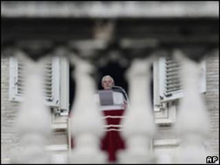 Papa Benedicto XVI en el Vaticano.