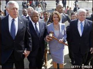 Nancy Pelosi, presidenta de la Cámara de Representantes