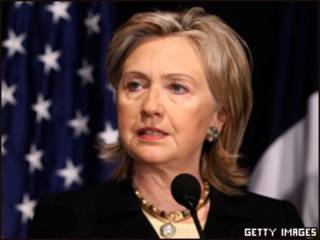 La secretaria de Estado de EE.UU., Hillary Clinton