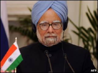 O primeiro-ministro indiano, Manmohan Singh (AFP, 12 de março)
