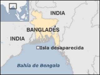 Mapa de la Bahía de Bengala