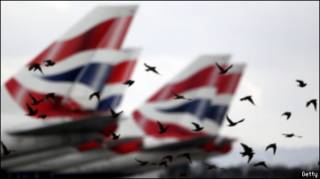 Самолеты British Airways в лондонском Хитроу
