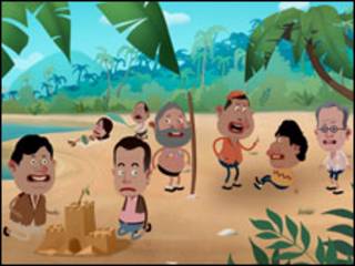Serie animada "Isla presidencial"