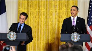 Nicolas Sarkozy ve Barack Obama