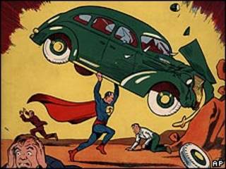 Portada del primer cómic de Superman.