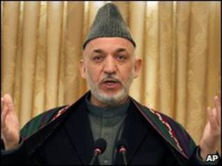 حامد کرزی، رئیس جمهوری افغانستان