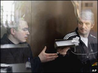 Михаил Ходорковский и Платон Лебедев