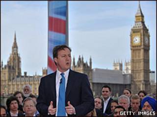 David Cameron durante discurso em Londres