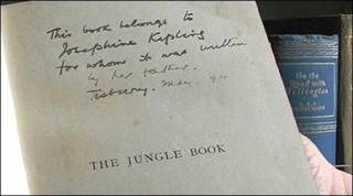 Primera edición de "El Libro de la Selva
