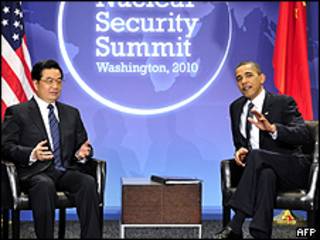 Hu Jintao e Barack Obama