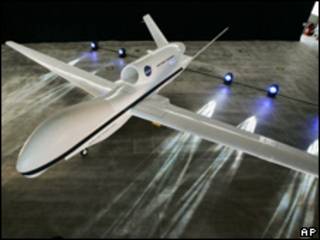 Vehículo aéreo no tripulado Global Hawk, NASA