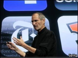 Стив Джобс на презентации Apple