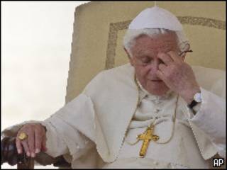 Bento 16 em audiência no Vaticano