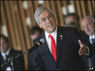 El presidente de Chile, Sebastián Piñera