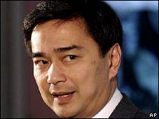 Abhisit Vejjajiva, primer ministro de Tailandia