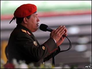 Hugo Chávez, presidente de Venezuela