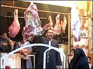 قصاب في القاهرة