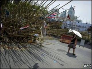 Người áo đỏ vẫn duy trì khu căn cứ của họ giữa lòng Bangkok
