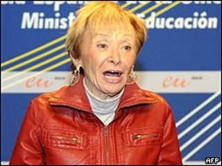 A vice-premiê espanhola Maria Teresa de la Vega