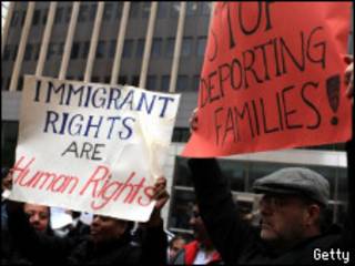 Manifestación contra la ley en Nueva York