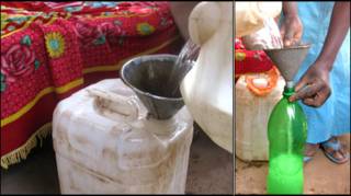 معصرة لنبيذ التمر في السودان