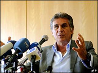 O técnico de Portugal, Carlos Queiróz