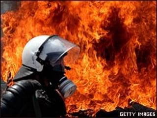 Protestas en Grecia