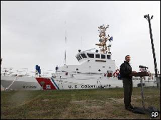 Obama em Venice, Louisiana
