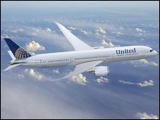 Avião da United