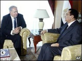 Netanyahu e Mubarak se reuniram durante 90 minutos em Sharm el-Sheikh